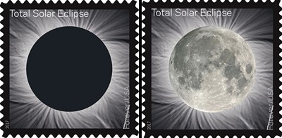 usps total solar eclipse black white sides